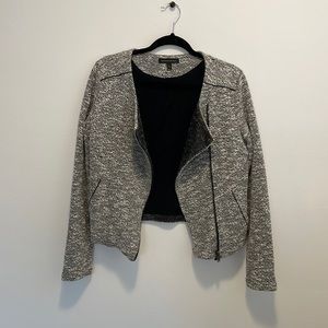 White & black banana republic jacket